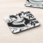 Posavasos de plástico duro getränkeuntersetzer (Linke Seite)