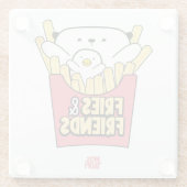 Posavasos│Fries and friends Glasuntersetzer (Rückseite)