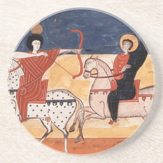 Posavasos guerreros medievales getränkeuntersetzer (Vorne)