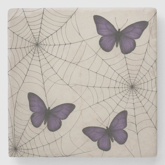 Posavasos halloween minimalista  steinuntersetzer (Vorderseite)