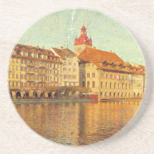 Posavasos Polaroids aus Luzern Getränkeuntersetzer