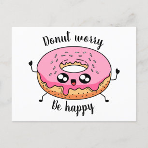 Poscard donut Sorge von Artacalla Postkarte