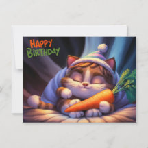 Poscards Happy Birthday Katze 10