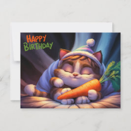 Poscards Happy Birthday Katze 10 Postkarte
