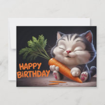 Poscards Happy Birthday Katze 11