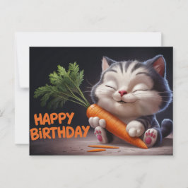 Poscards Happy Birthday Katze 11 Postkarte