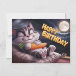 Poscards Happy Birthday Katze Postkarte