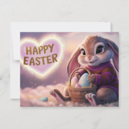 Poscards Happy Easter Kaninchen 03 Postkarte