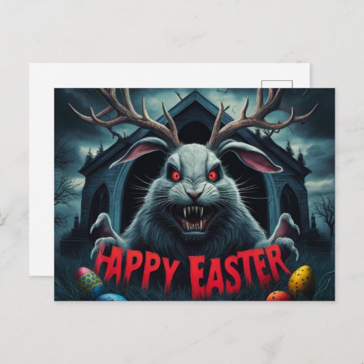 Poscards Happy Easter Postkarte (Vorne/Hinten)