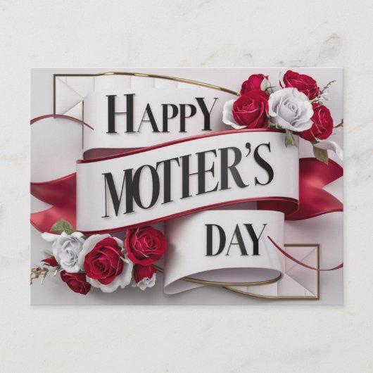 Poscards Mother's Day Fleur 04 Postkarte (Vorderseite)