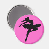 Pose Ballerina Magnet (Vorderseite/Rückseite)