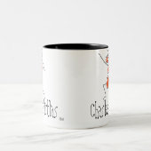 Pose Charless Antlas™_classic Zweifarbige Tasse (Mittel)