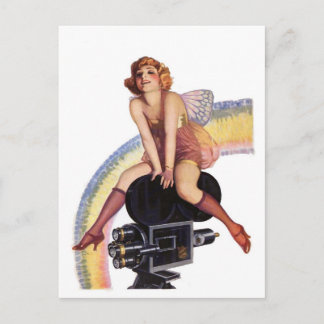 Pose der Kamera mit Bow Postkarte