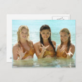 Pose der Wassergruppe Postkarte (Vorne/Hinten)