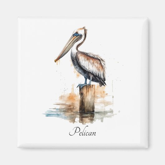 Pose des Pelikans  Magnet (Vorne)
