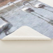 Pose Flamingo Wasserfarbe Sherpadecke (3/4)