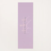 Pose für den Flow-Warrior Yogamatte (Rückseite)