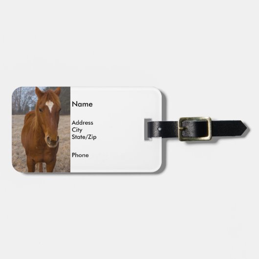 Pose Gepäckanhänger (Vorderseite horizontal)