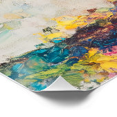 Pose Glossy Poster (Ecke)