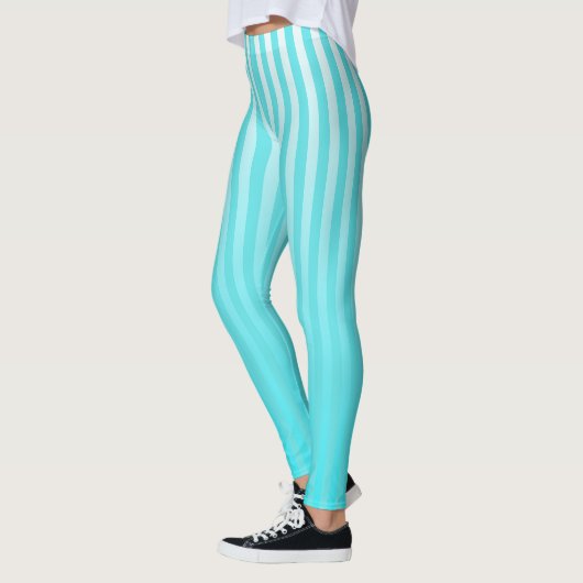 Pose in Streifen markieren Leggings (Links)