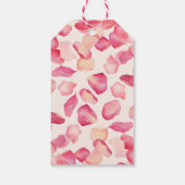 Pose Petals und Prosecco-Brautparty Geschenkanhänger (Rückseite)