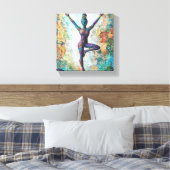 Pose Stretched Canvas Print Leinwanddruck (Insitu (Schlafzimmer))
