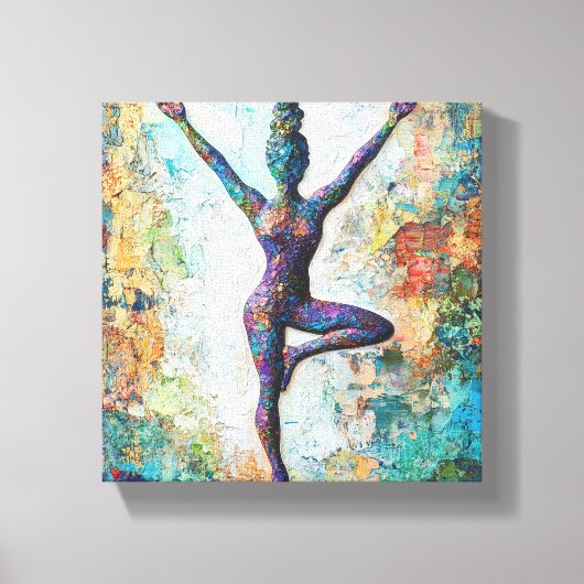 Pose Stretched Canvas Print Leinwanddruck (Vorderseite)