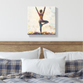Pose Stretched Canvas Print Leinwanddruck (Insitu (Schlafzimmer))