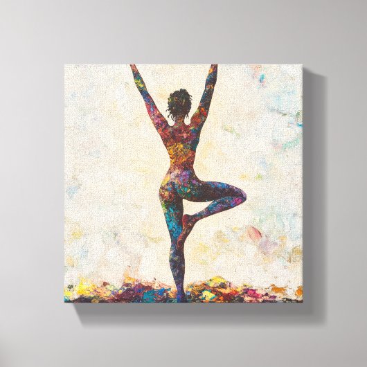 Pose Stretched Canvas Print Leinwanddruck (Vorderseite)