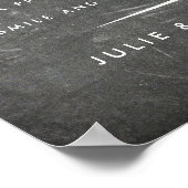 Pose treffen | Hochzeitskabine Foto Poster (Ecke)