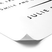 Pose treffen | Hochzeitskabine Foto Poster (Ecke)