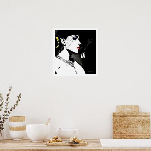 Pose treffen poster (Küche)