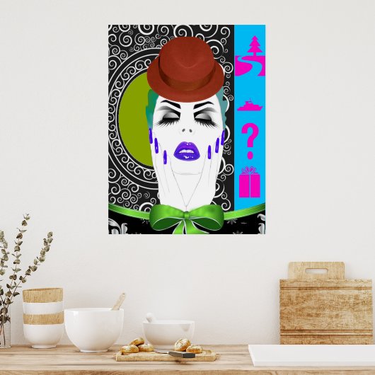 Pose treffen poster (Küche)