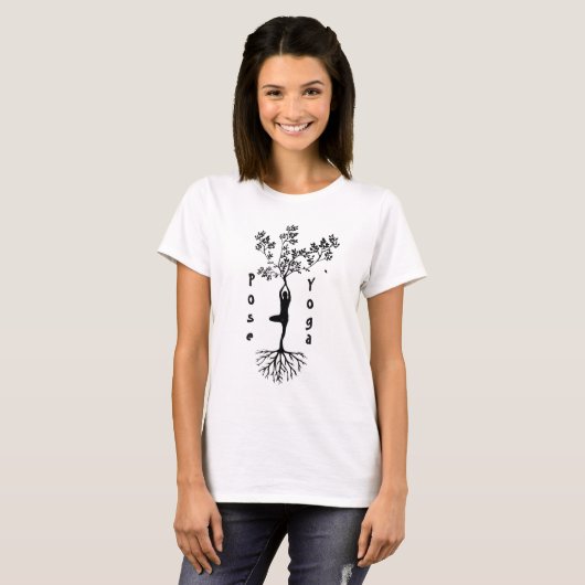 Pose Yoga Women's Basic T - Shirt (Vorne ganz)