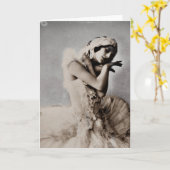 Posed en Pointe Karte (Gelbe Blume)