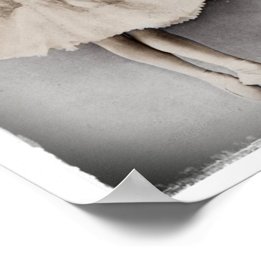 Posed en Pointe Poster (Ecke)