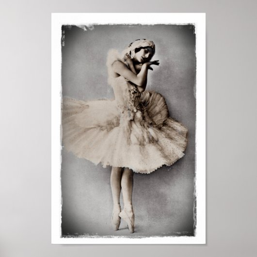 Posed en Pointe Poster (Vorne)