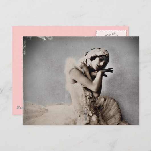 Posed en Pointe Postkarte (Vorne/Hinten)