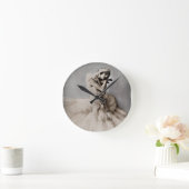 Posed en Pointe Runde Wanduhr (Zuhause)