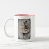 Posed en Pointe Zweifarbige Tasse (Links)