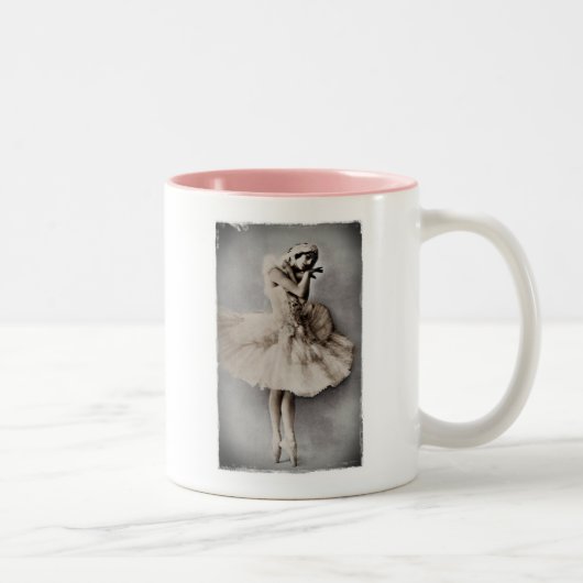 Posed en Pointe Zweifarbige Tasse (Rechts)