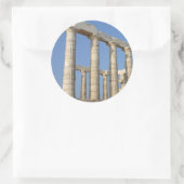 poseiden runder aufkleber (Tasche)