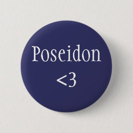 Poseidon <3 - Griechischer Gott des Meeres Button