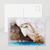 Poseidon Blick aufs Meer Postkarte (Vorne/Hinten)