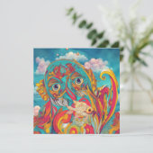 Poseidon Feiertagskarte (Stehend Vorderseite)