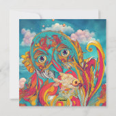 Poseidon Feiertagskarte (Rückseite)