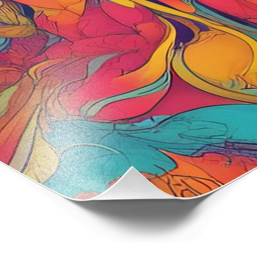 Poseidon Fotodruck (Ecke)