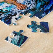 Poseidon Gott des Meeres Puzzle (Seite)