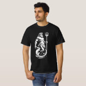 Poseidon Gott des Meeres T-Shirt (Vorne ganz)