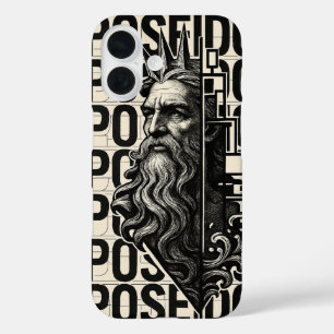 Poseidon   Grieche-Telefonabdeckung iPhone 16 Hülle